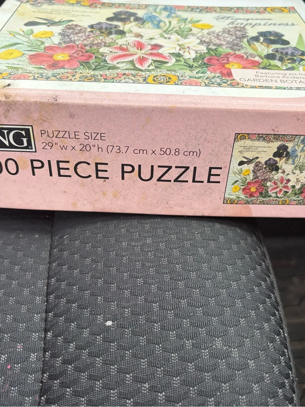 LANG 1000-Piece Garden Botanicals Jigsaw Puzzle - Pink Accents